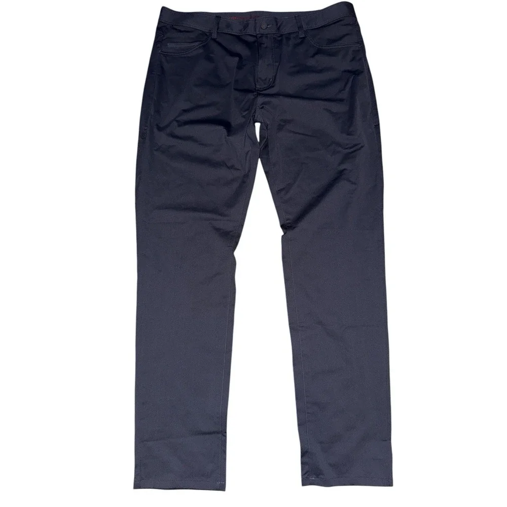 RHONE Commuter Performance Pants Men Slim‎ Fit Gray Casual Golf 40x32